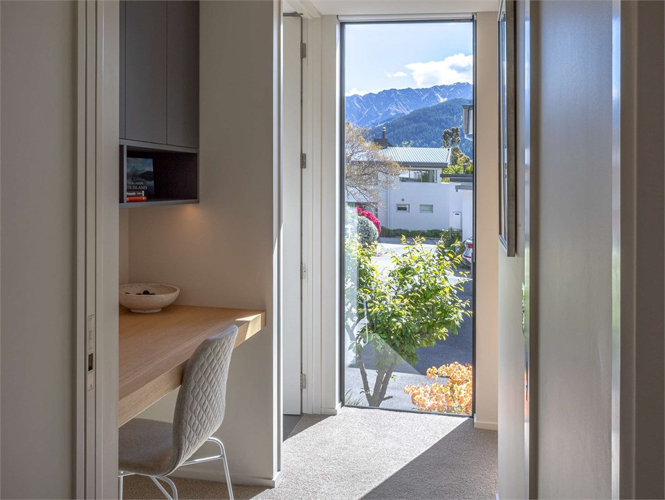 A convenient desk in the master for remote work