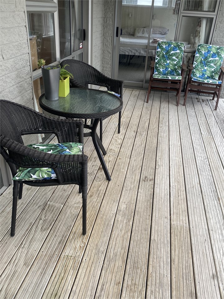 Deck area
