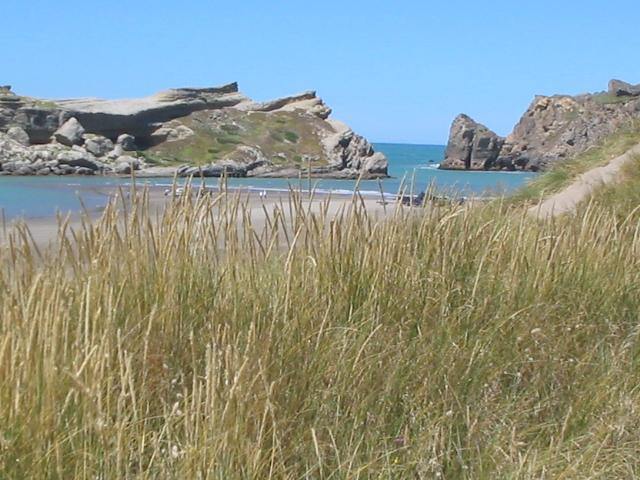 View out to gap - short walk over ridge from house