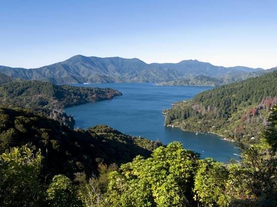 Ever changing view of Marlborough Sounds