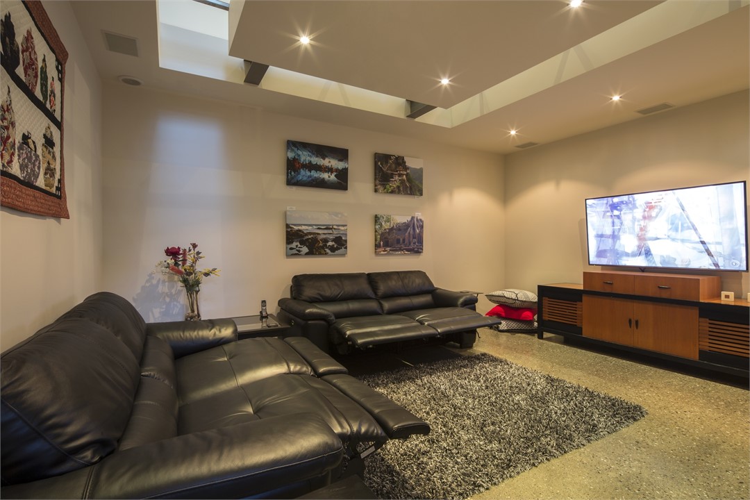 separate media room with a Smart TV & SKY