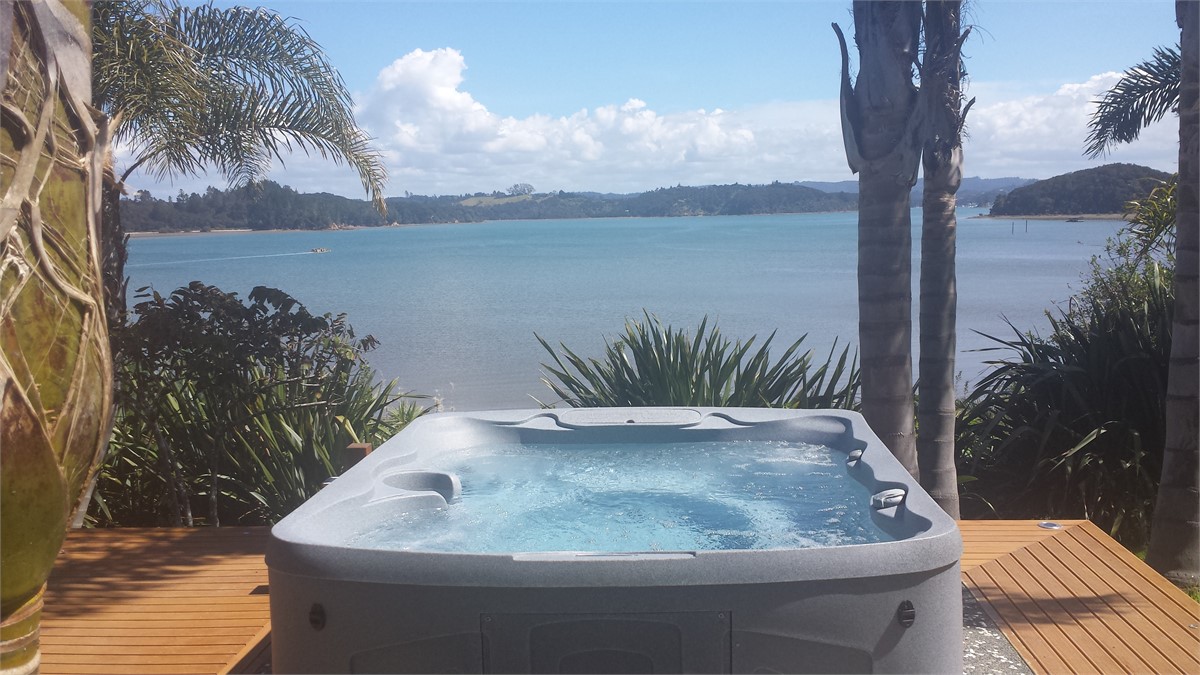 Enjoy the amazing sea views from the spa