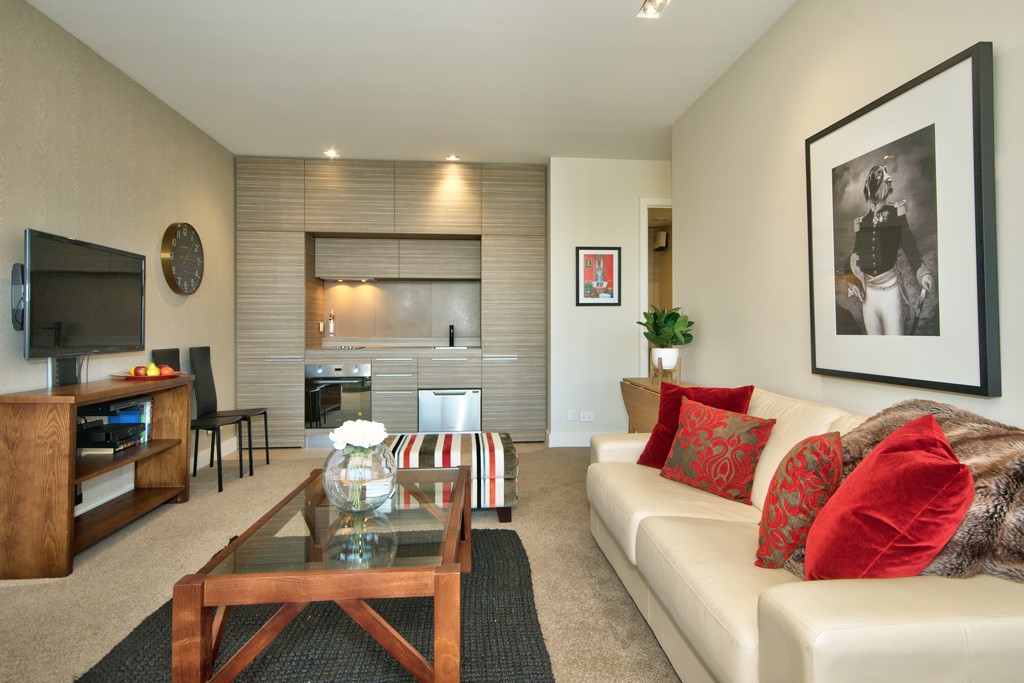 Studio with kitchenette