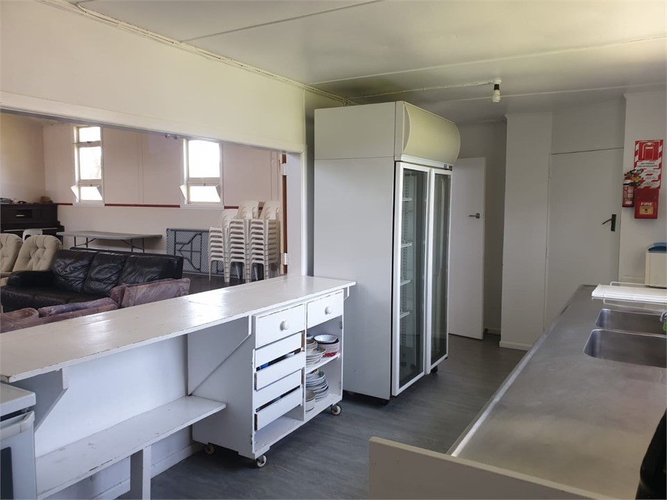 Kitchen and fridge.