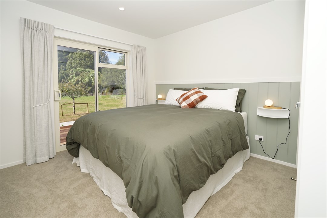 Bedroom 2 has a King sized bed