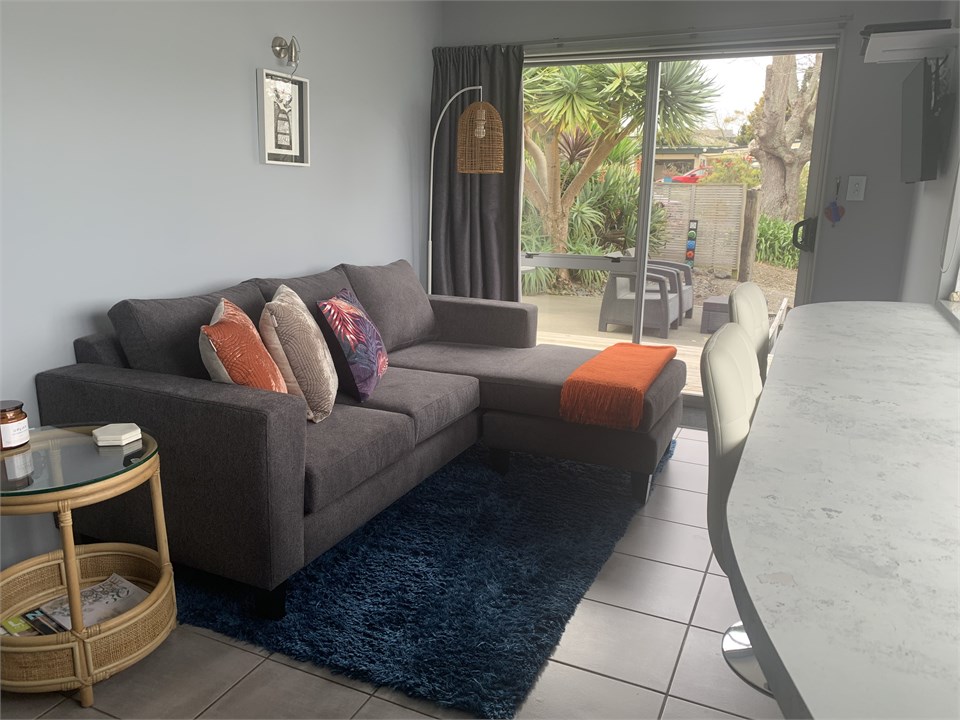 Living area from the kitchenette