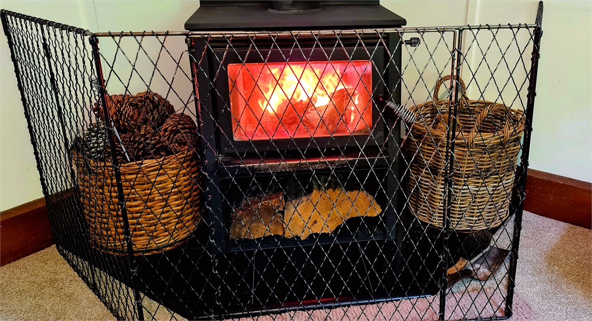 Cosy log burner