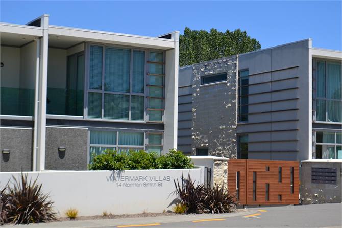 Modern, secure apartment complex