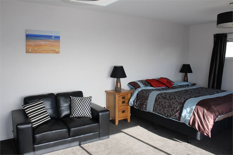 King bedroom/living/kitchenette