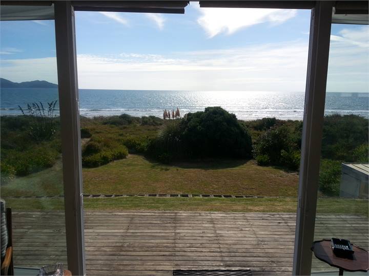 Looking west from the living room