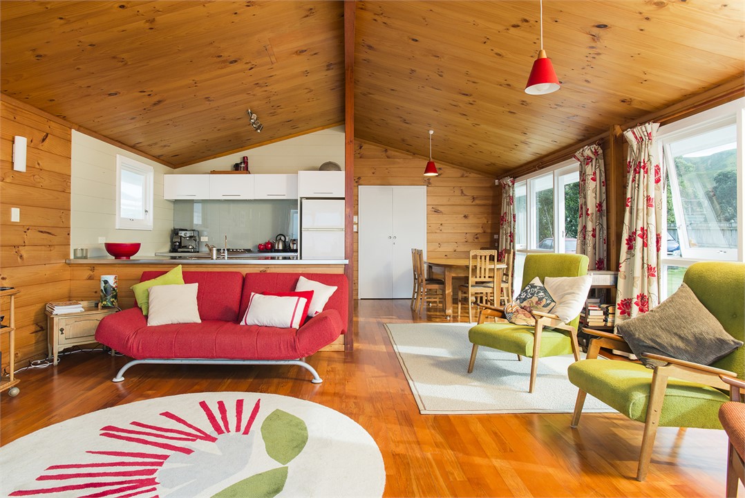 Comfortable open plan living and dining space