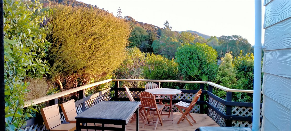 Only a small part of the extensive decking surroun