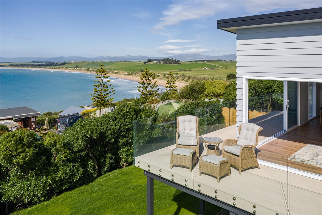 View of Deck overlooking Campbells Bay to the Sout