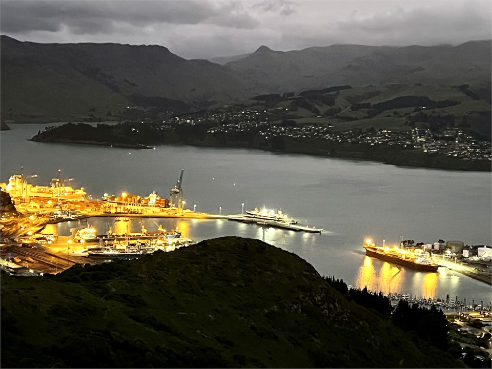 Lyttelton by night