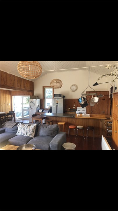 Living area - updated with white paint