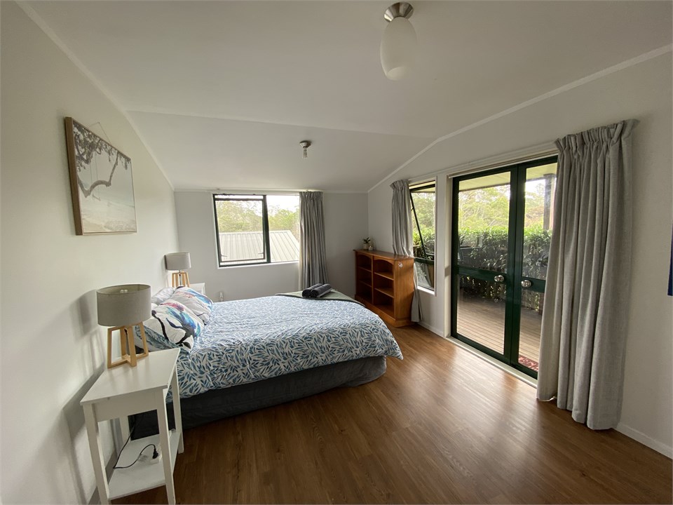 Downstairs queen bedroom view 2