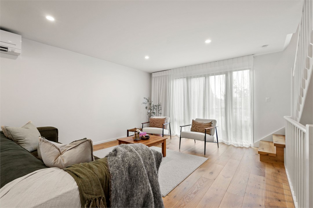 Living room with seating areas