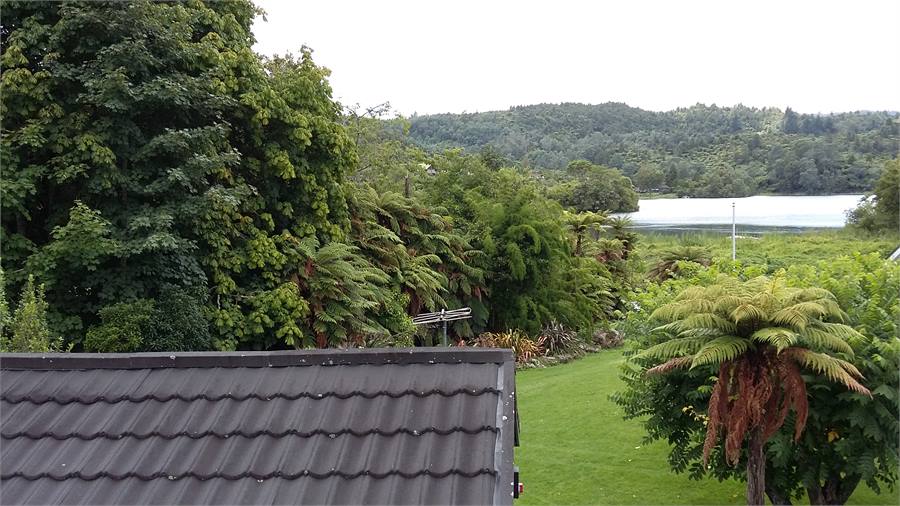 View from studio upstairs deck