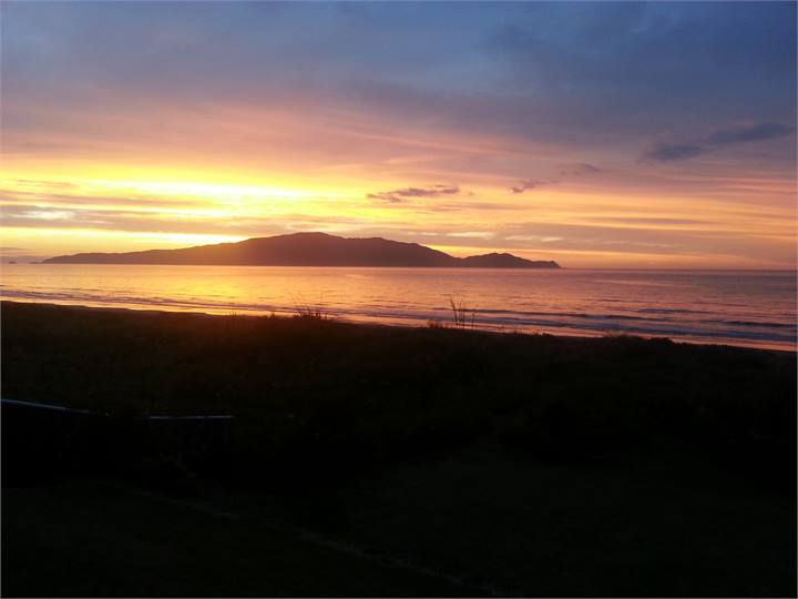 Sunset from the deck