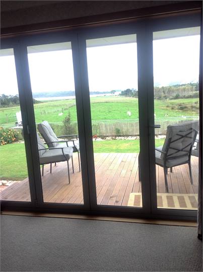 sheltered deck for bbq's and entertaining