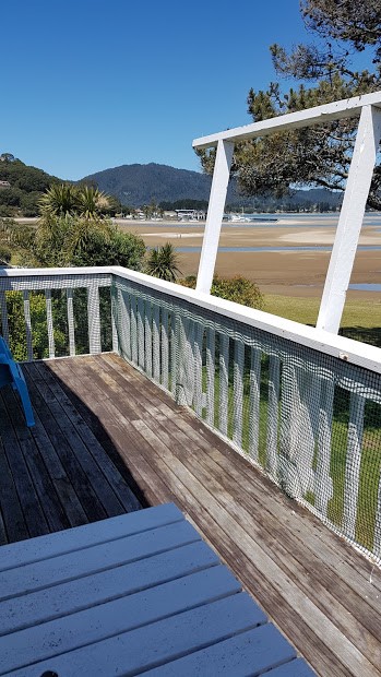 back deck marina view