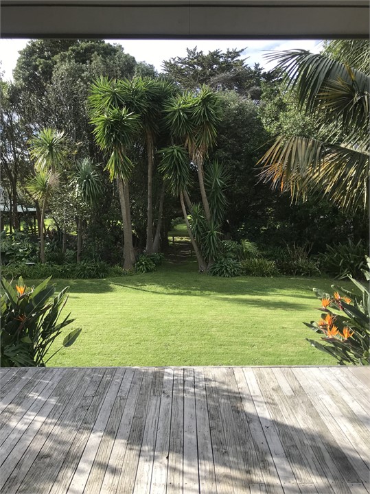 Private walkway leading to a track across the Dune