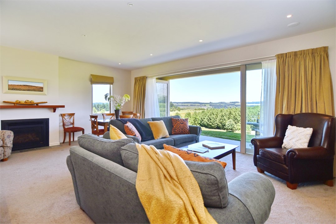 Living area with TV and seating areas