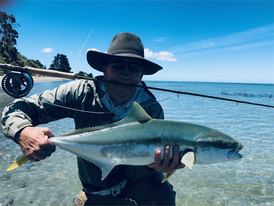 King Fish caught off the beach very near to proper