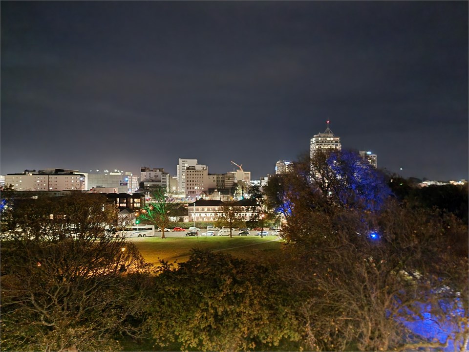 View of the city from the property