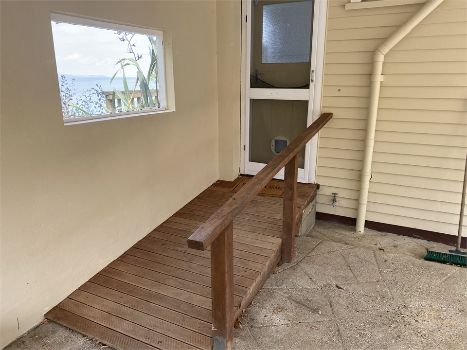 Easy ramp access for prams or wheelchairs