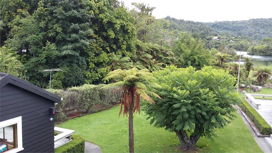 View from studio upstairs deck