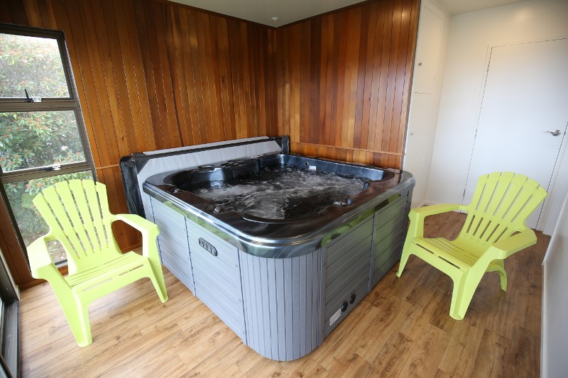 Enjoy the indoor spa regardless of weather