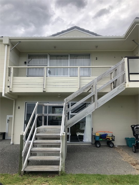 New steps up to our apartment