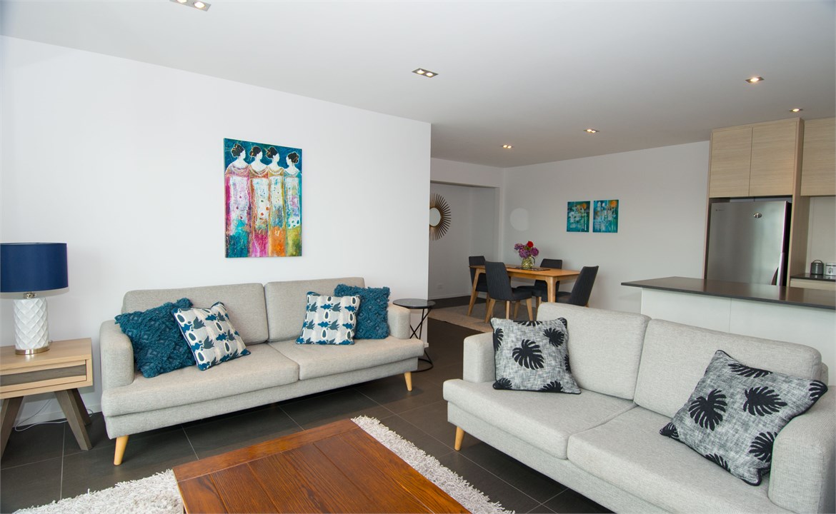 Downstairs living area