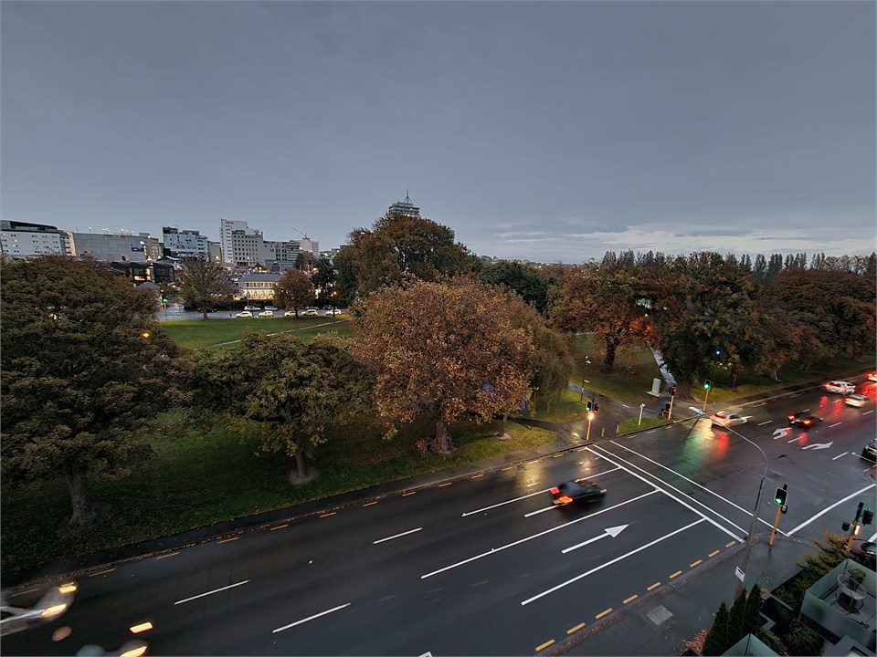 View of the city from the property