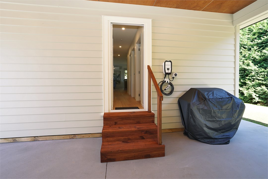 View of carport entrance to the property