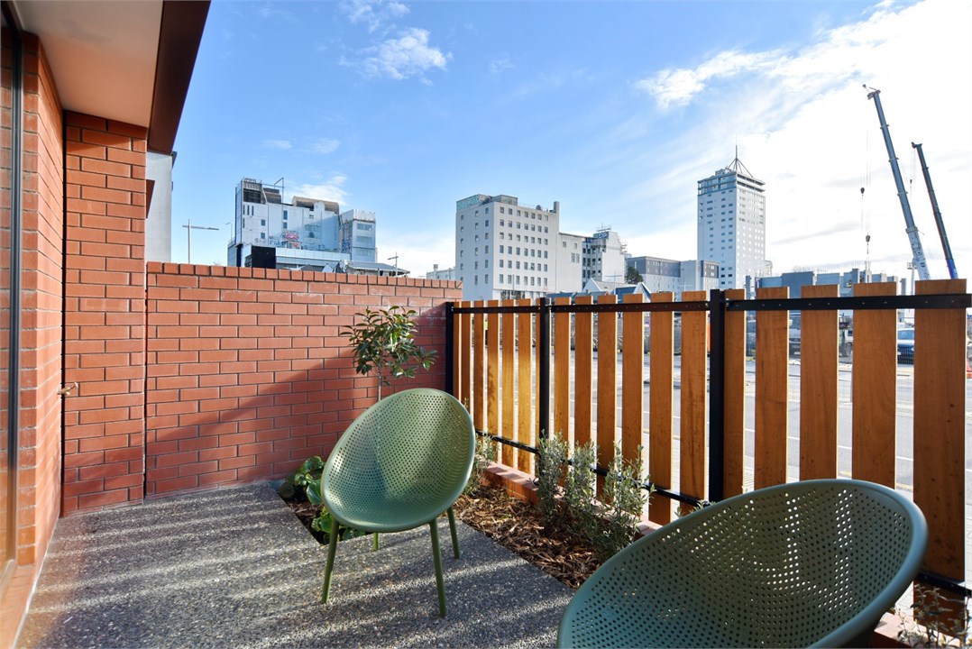 Seating area outside