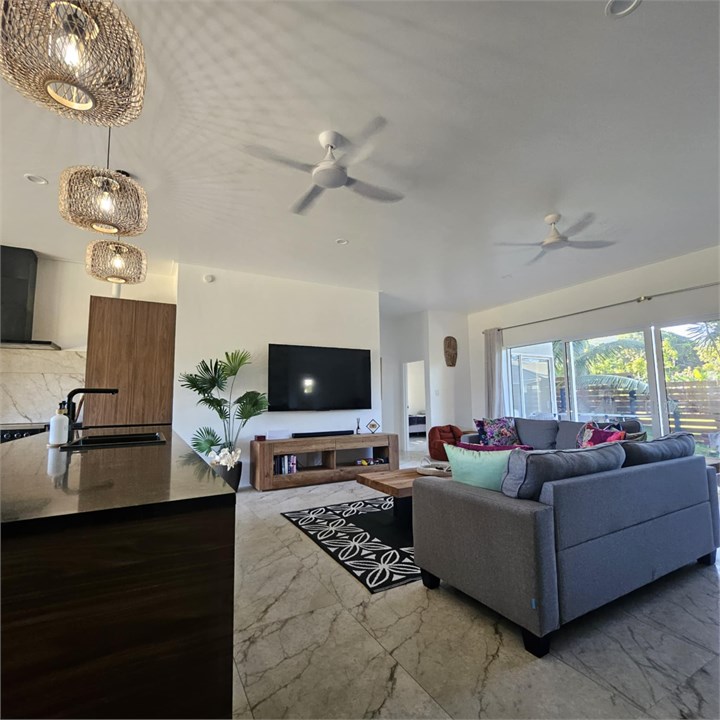 Kitchen and living room