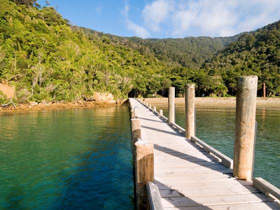 Ship Cove - the beginning of Queen Charlotte Track