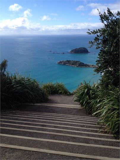 Amazing views as you come back down Mount Mauo