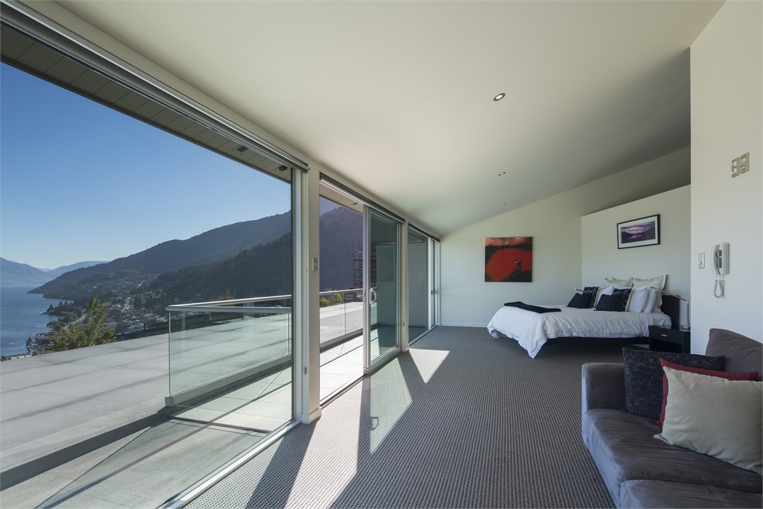 Luxurious master suite on its own level