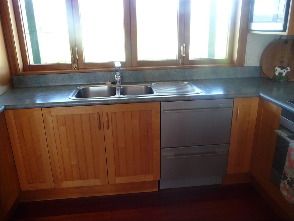 Nice views from the kitchen