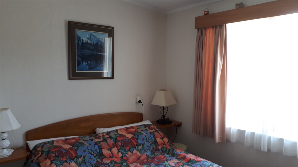 Downstairs bedrroom with double size bed