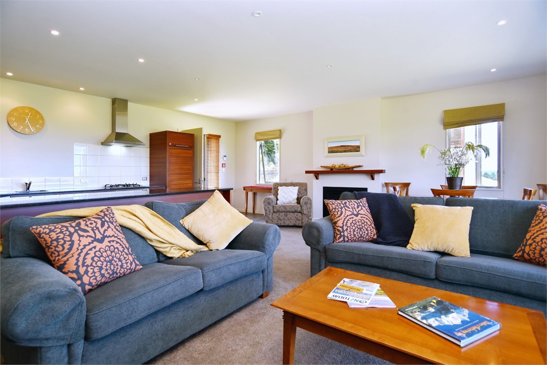 Living area with TV and seating areas