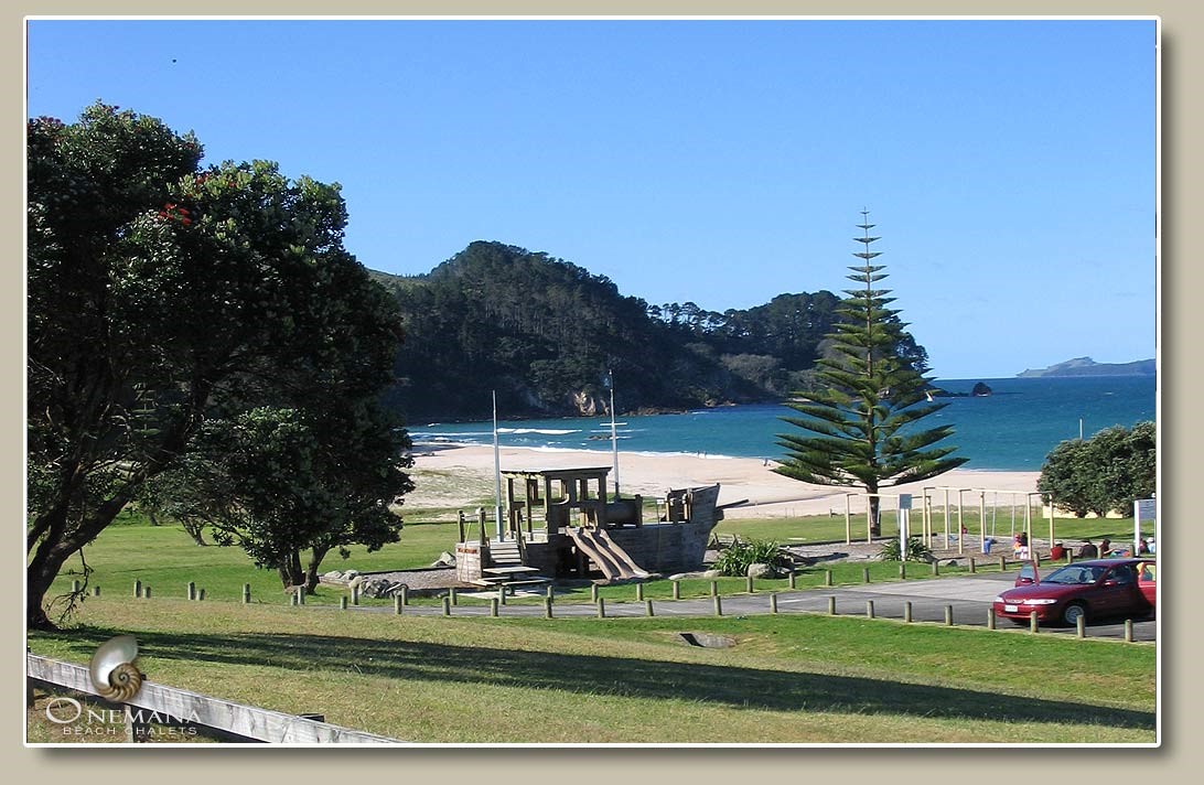 Reserve and playground, all 2 min walk across the 