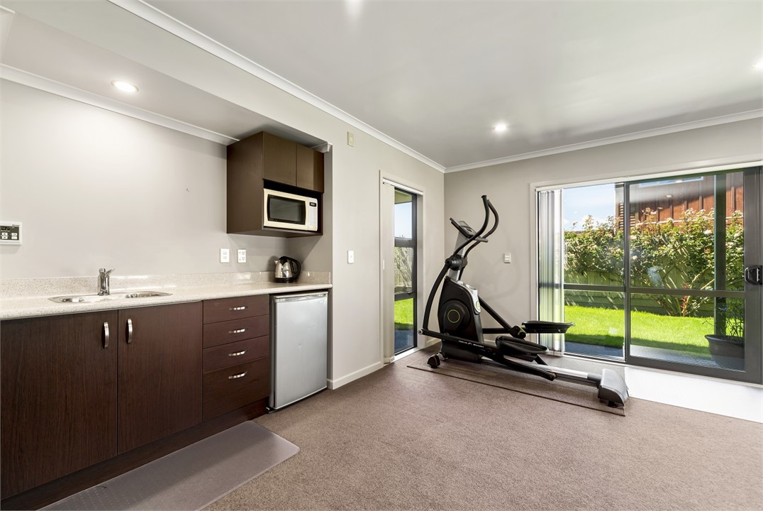 Kitchenette in the rumpus area