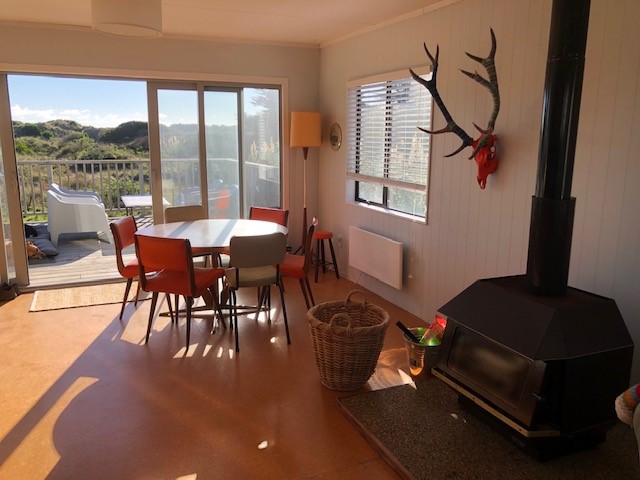 Lounge looking out to deck