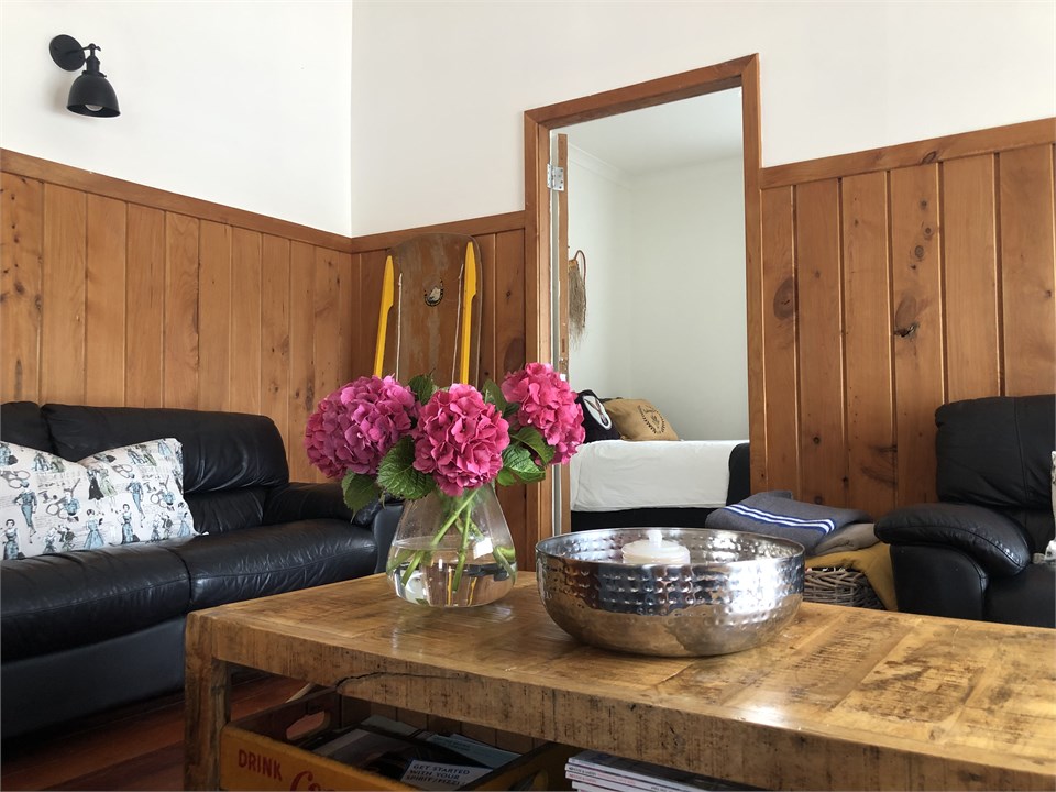 Living area - now painted.