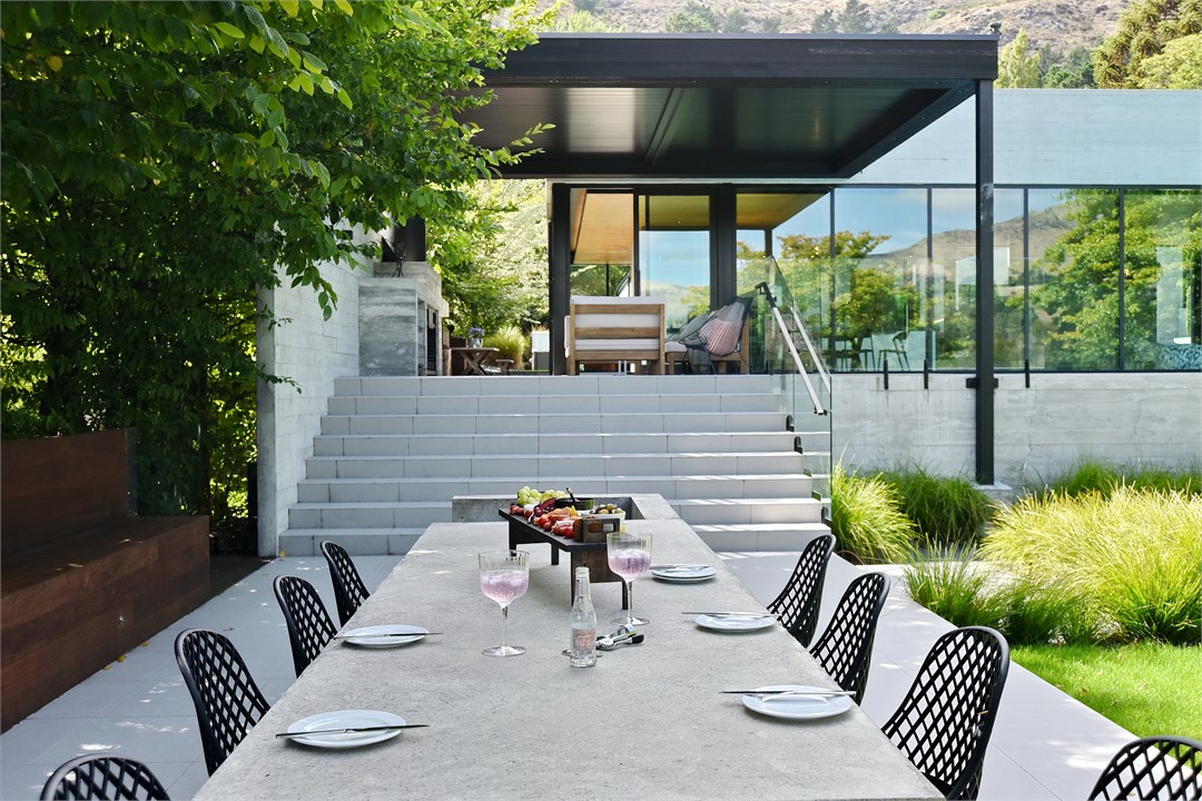 Outdoor seating area