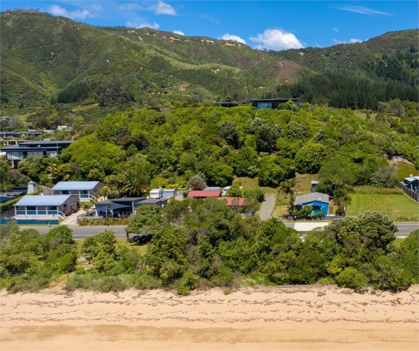 Aerial Photo.  The Cottages are on the left side.